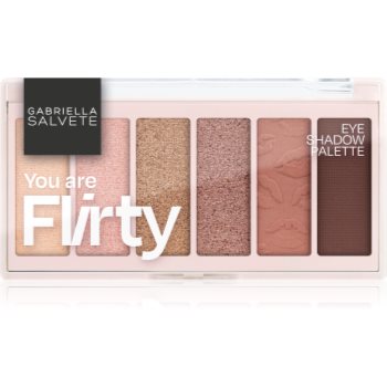 Gabriella Salvete Eyeshadow 6 Shades Palette paleta farduri de ochi - imagine 2
